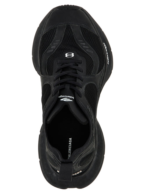 Balenciaga Black Polyester Athletic Sneakers