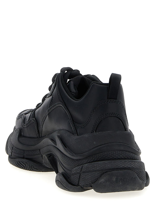 Balenciaga Black Polyethylene Athletic Sneakers