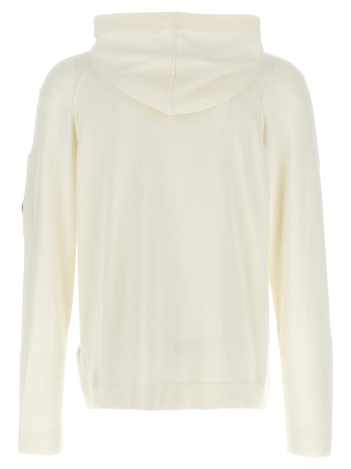 C.P. Company White Cotton Sweatshirt