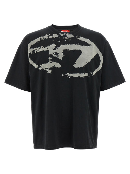Diesel Black Cotton T-Shirt