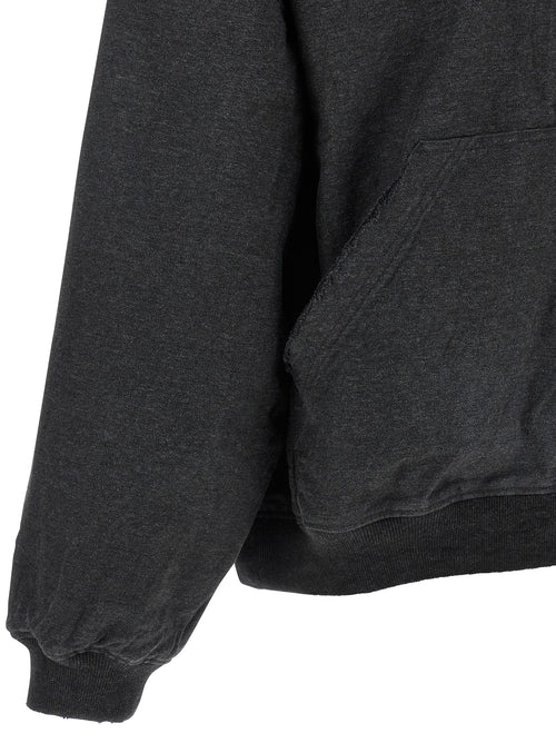 Balenciaga Gray Cotton Sweatshirt