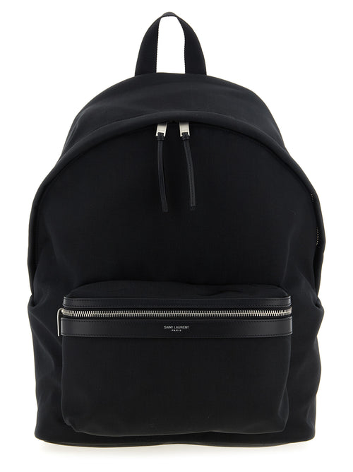 Saint Laurent Black Polyamide Backpack