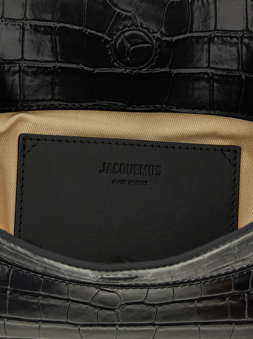 Jacquemus Black Calfskin Shoulder Bag