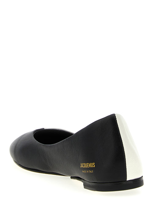 Jacquemus Bicolor Lamb Leather Ballet Flats