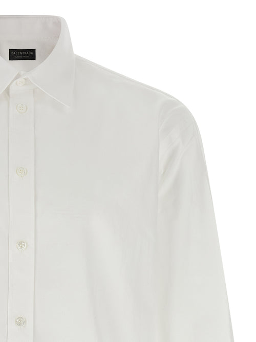 Balenciaga White Cotton Blouse