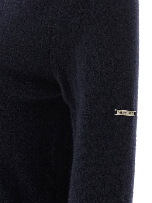 Balenciaga Blue Cashmere Cardigan
