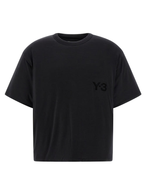 Y-3 Black Lyocell T-Shirt