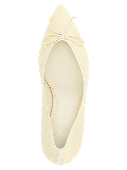 Jacquemus Beige Calfskin High Heel Pumps