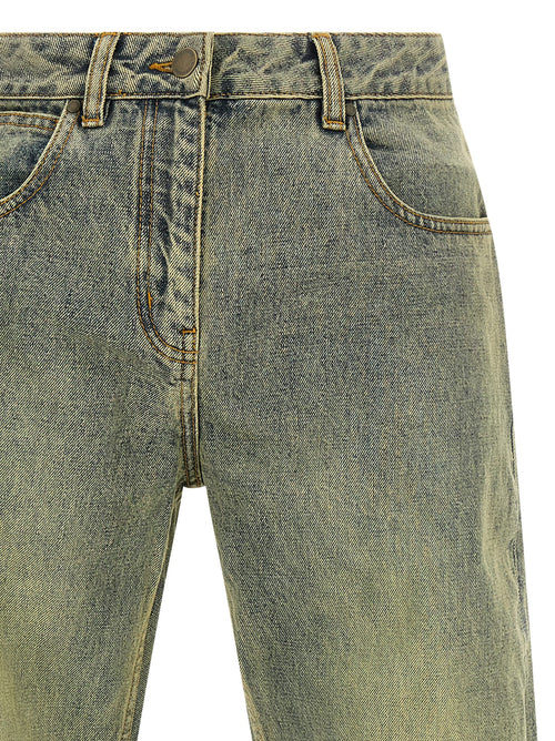 Entire Studios Multicolor Cotton Straight-Leg Jeans