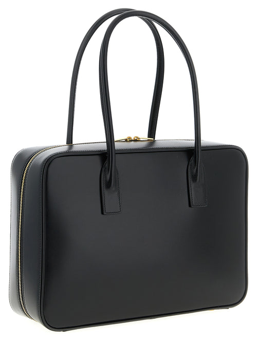 Saint Laurent Black Calfskin Shoulder Bag