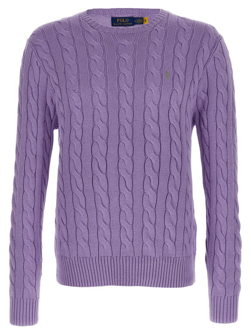 Polo Ralph Lauren Purple Cotton Cardigan