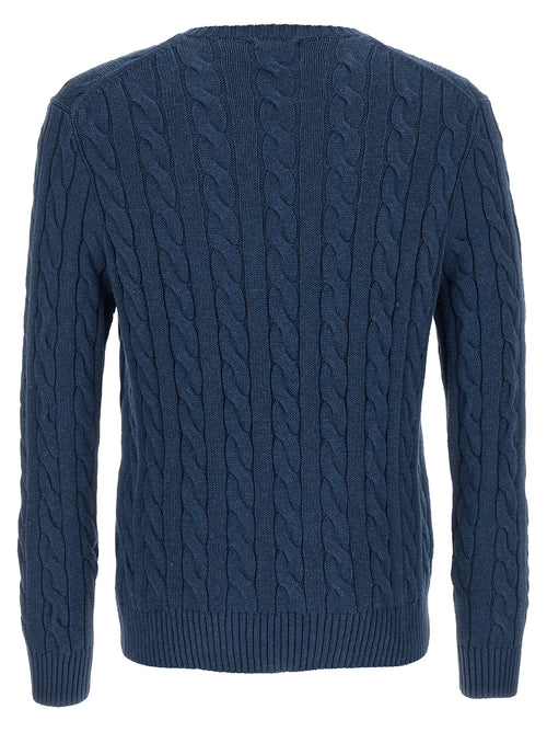 Polo Ralph Lauren Blue Cotton Cardigan