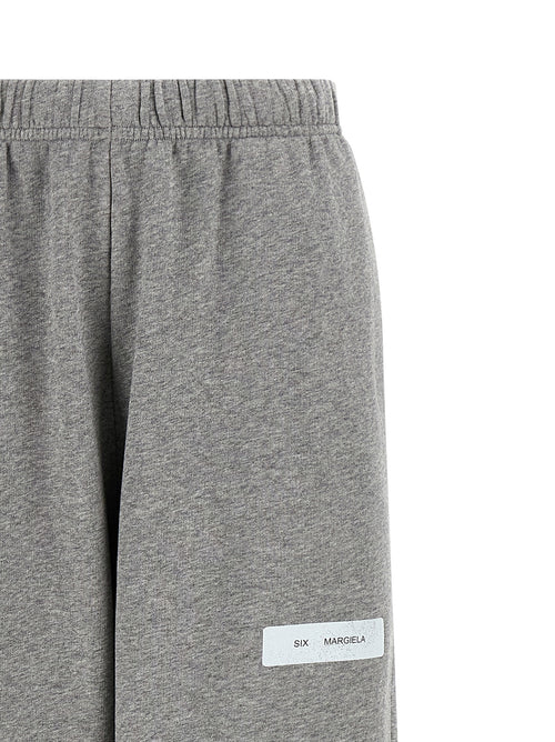 MM6 Maison Margiela Gray Cotton Joggers (Workout Pants)