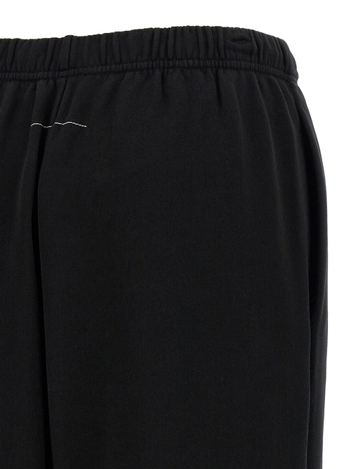 MM6 Maison Margiela Black Cotton Joggers (Workout Pants)