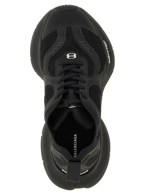 Balenciaga Black Polyester Athletic Sneakers