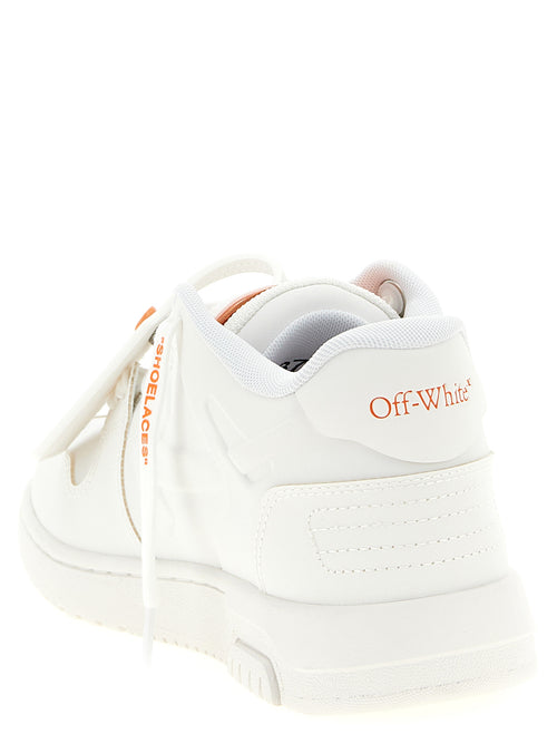 Off-White Orange Plastic Athletic Sneakers