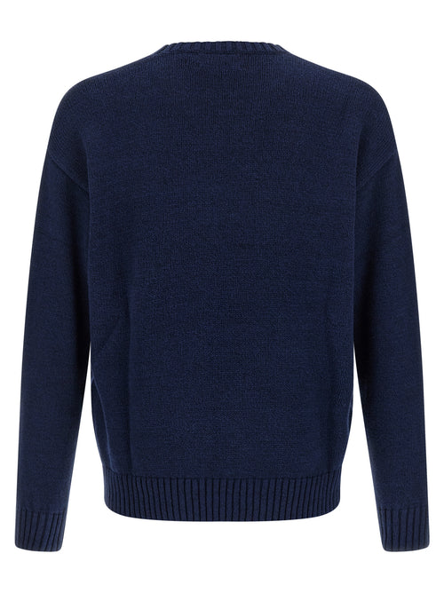 Polo Ralph Lauren Blue Linen Cardigan