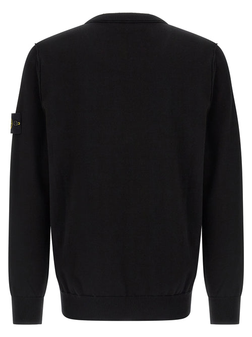 Stone Island Black Cotton Cardigan