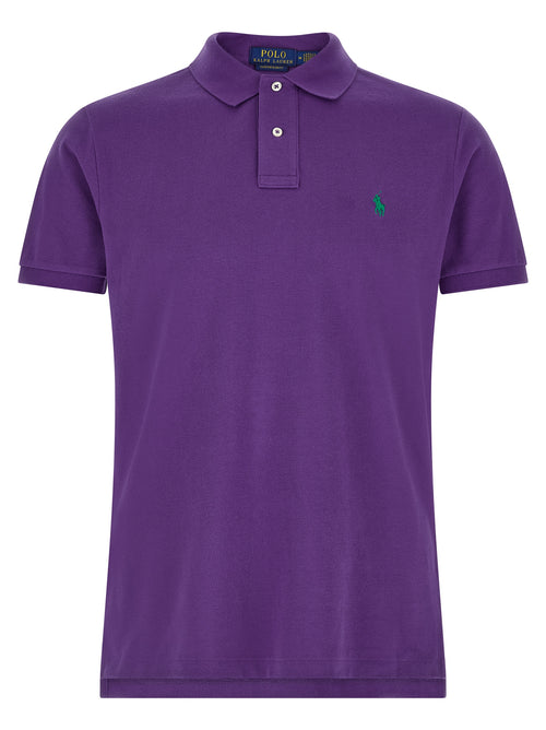 Polo Ralph Lauren Purple Cotton Polo Shirt