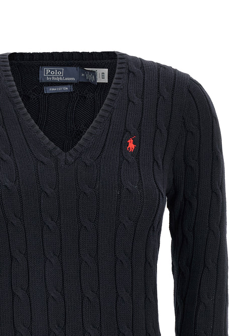 Polo Ralph Lauren Blue Cotton Cardigan