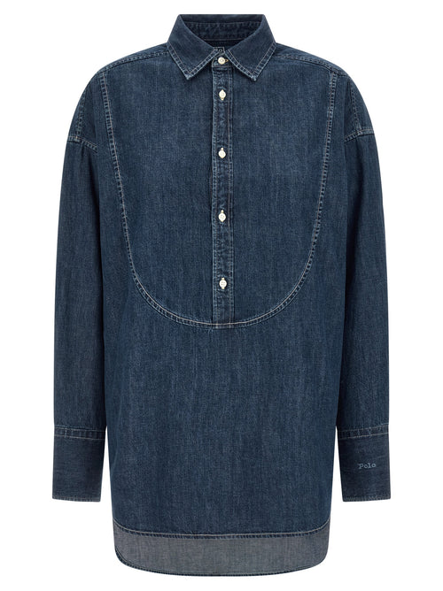 Polo Ralph Lauren Blue Cotton Blouse