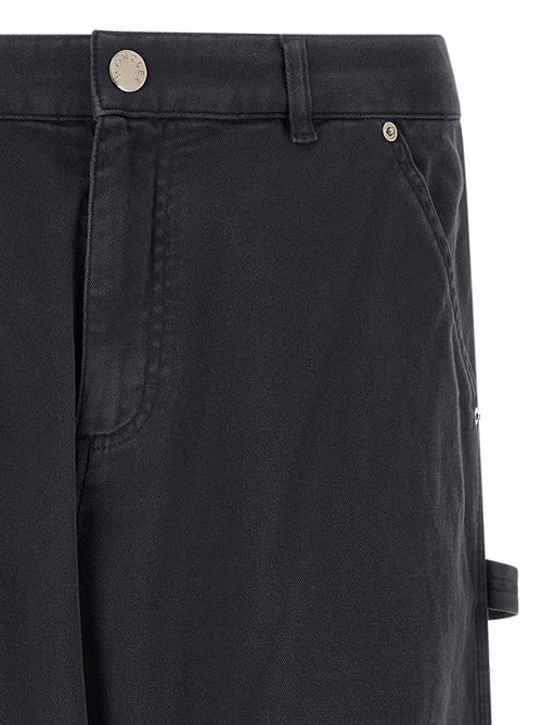 Moncler Blue Cotton Cargo Pants