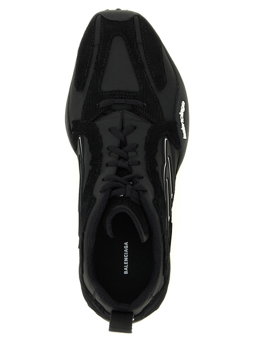Balenciaga Black Polyester Athletic Sneakers