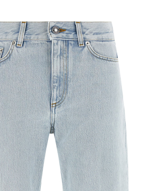 Givenchy Blue Cotton Straight-Leg Jeans