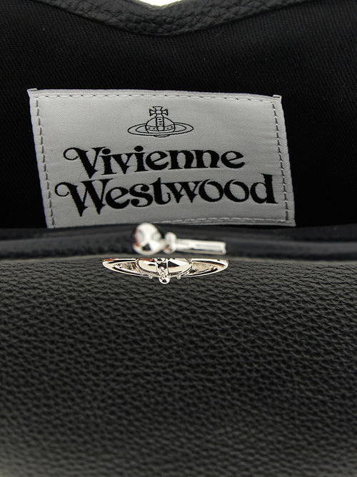 Vivienne Westwood Black Polyethylene Handbag