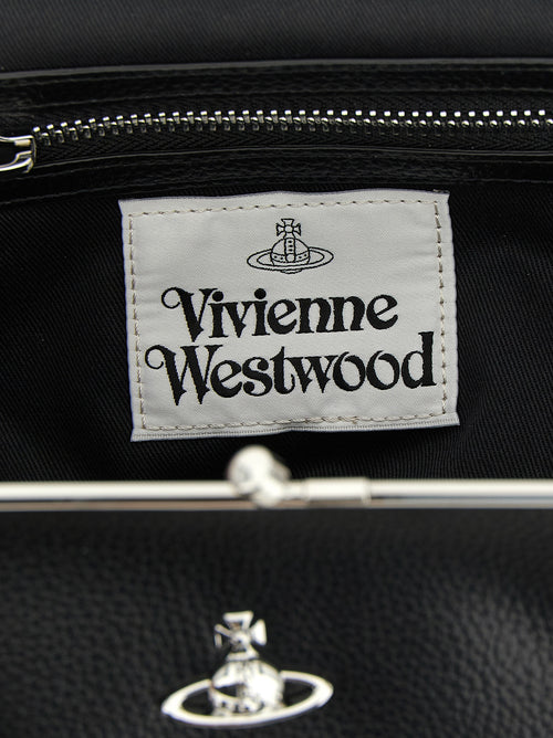 Vivienne Westwood Black Polyethylene Handbag