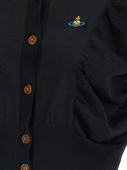 Vivienne Westwood Black Wool Cardigan
