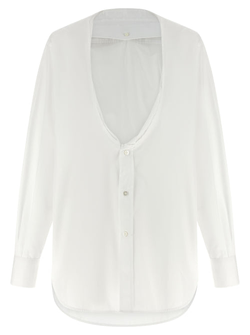 Maison Margiela White Cotton Blouse