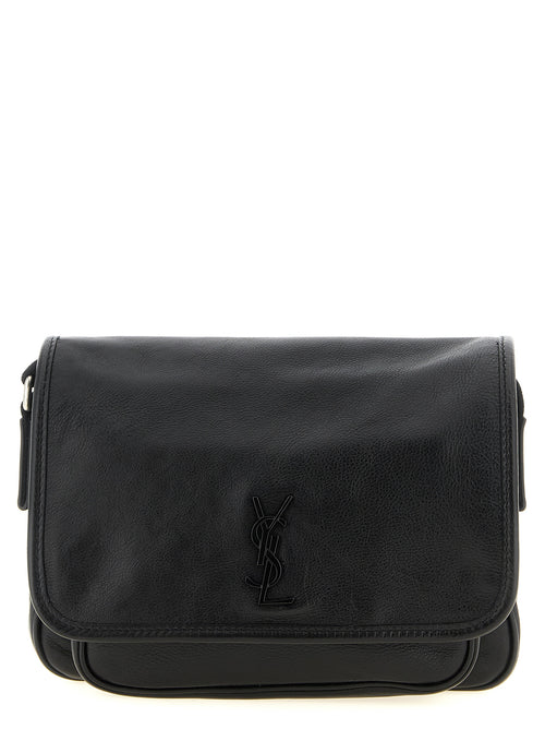 Saint Laurent Black Calfskin Crossbody Bag