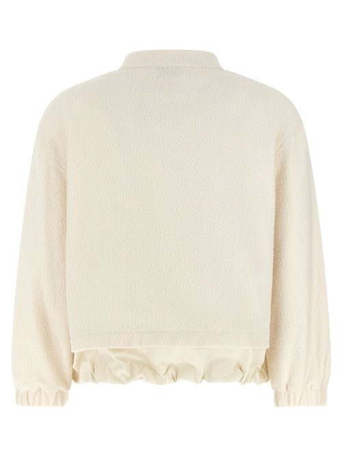 Moncler White Polyester Cardigan