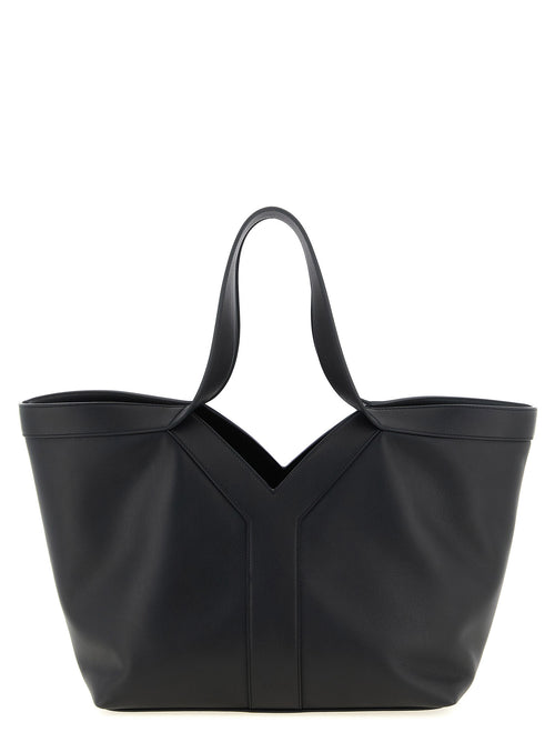 Saint Laurent Black Calfskin Tote Bag