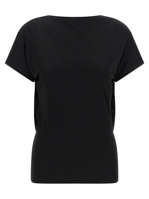 Jacquemus Black Viscose T-Shirt