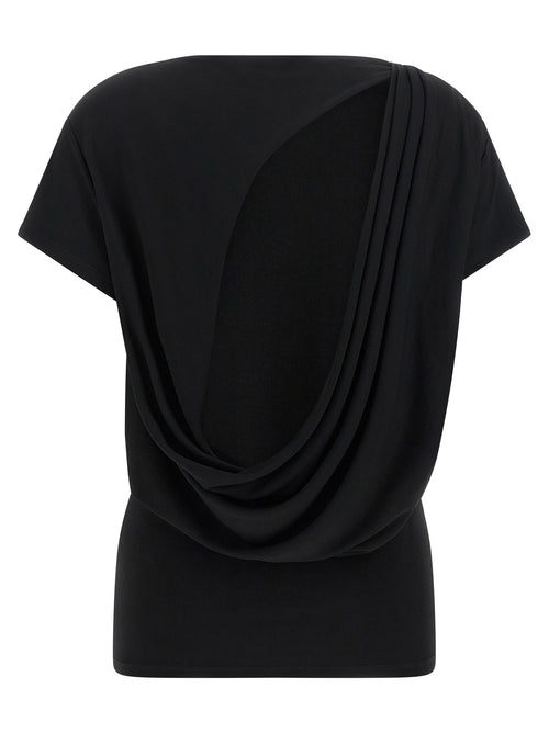 Jacquemus Black Viscose T-Shirt