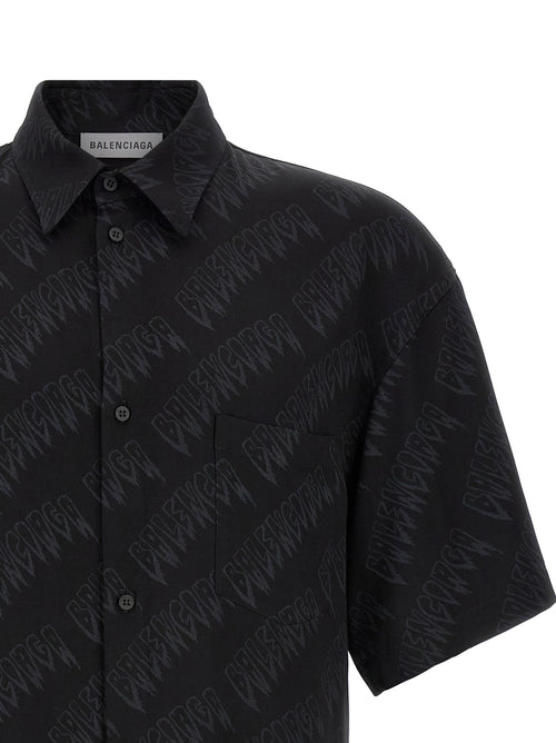 Balenciaga Black Viscose Blouse