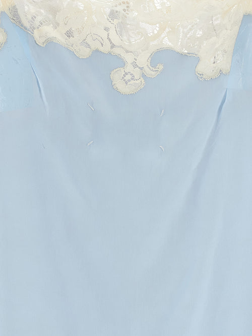 Maison Margiela Blue Copper Short Dress