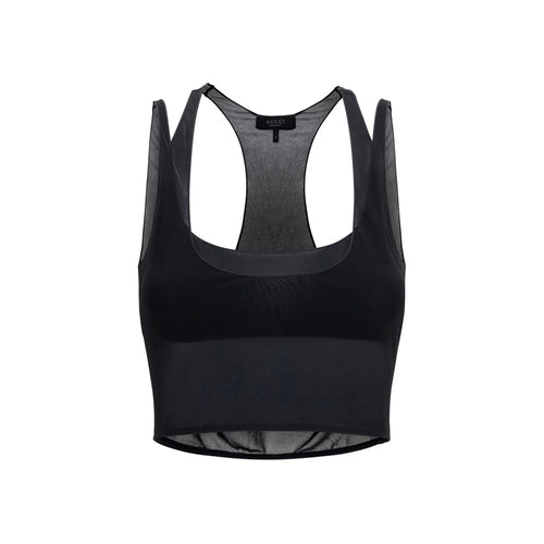 Gucci Black Viscose Blouse