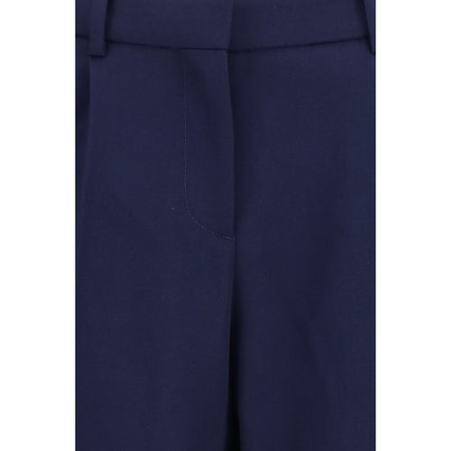 Balenciaga Blue Wool Oves Aries Pants