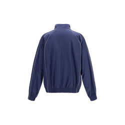 Balenciaga Blue Cotton Shell Jacket