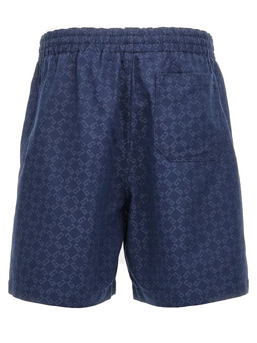 Givenchy Blue Cotton Bermuda Shorts