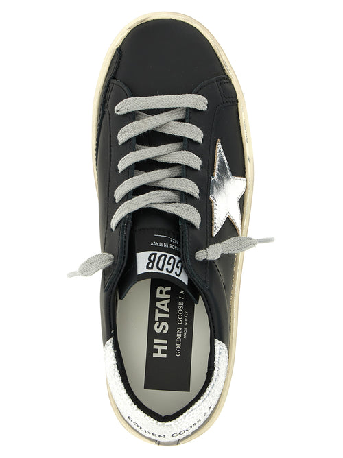 Golden Goose Black Cowhide Chunky Sneakers