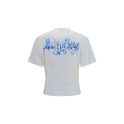 Balenciaga White Cotton T-Shirt