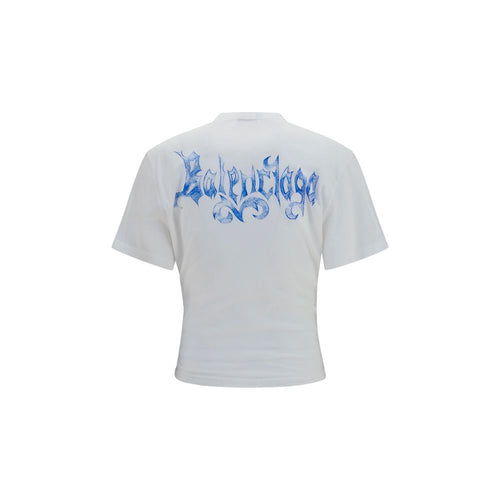Balenciaga White Cotton T-Shirt
