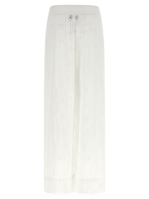 Polo Ralph Lauren White Cotton Casual Pants