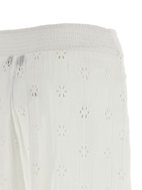 Polo Ralph Lauren White Cotton Casual Pants