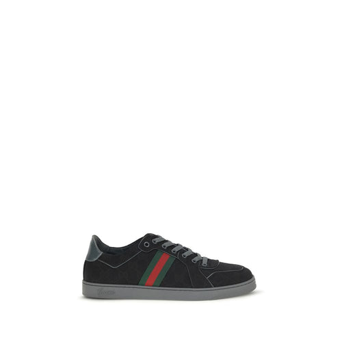Gucci Black Fabric Athletic Sneakers