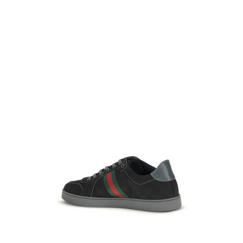 Gucci Black Fabric Athletic Sneakers